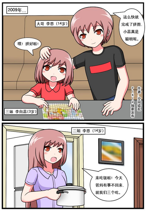 [Kongjian Cuoluan] The Heaven-defying Family 1-5 [Chinese] [Ongoing]