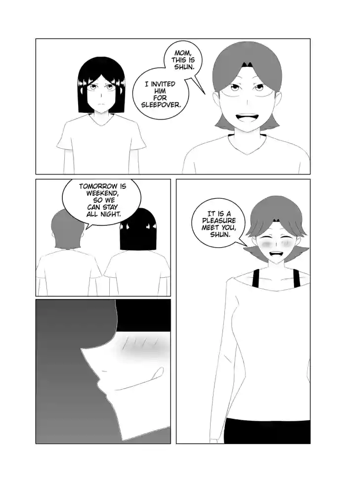 Sleepover original parody hentai manga by unknown artist